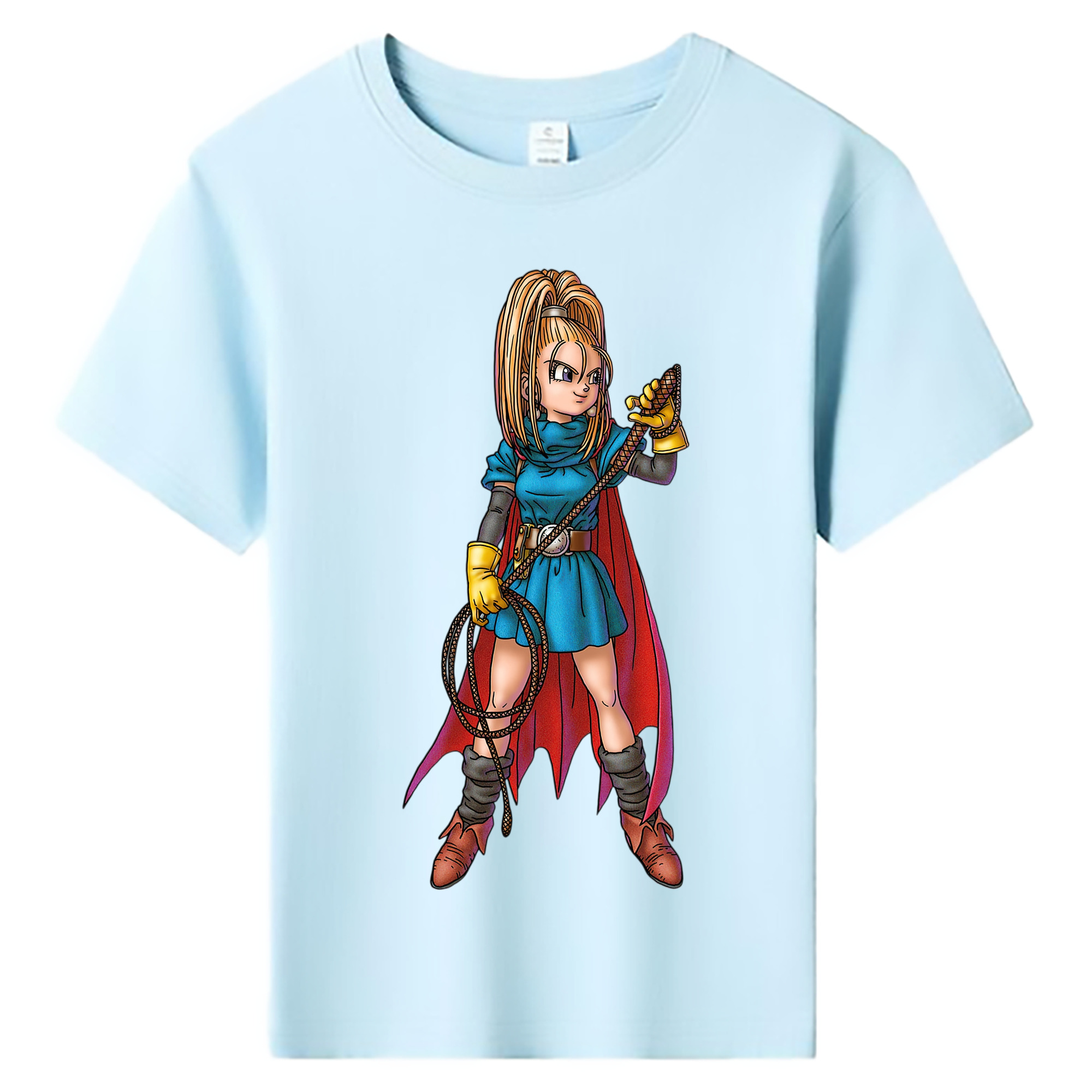 （画像用） ドラゴンクエスト Doragon Kuesuto Dragon Quest 綿100％キッズTシャツ（フロントプリント）